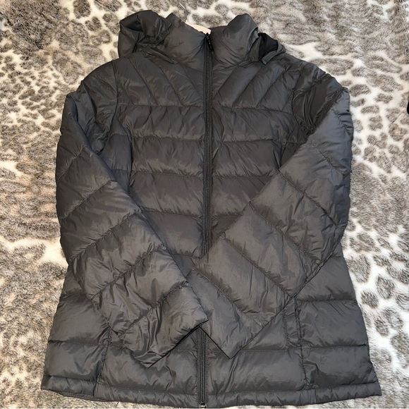 Michael Kors Gray Packable Down Fill Jacket - Picture 1 of 5